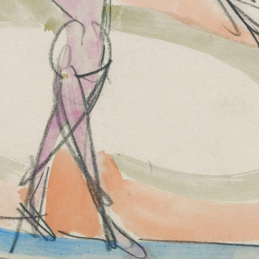 Dancing woman at the cabaret ca 1913 Ernst Ludwig Kirchner 8 mockup