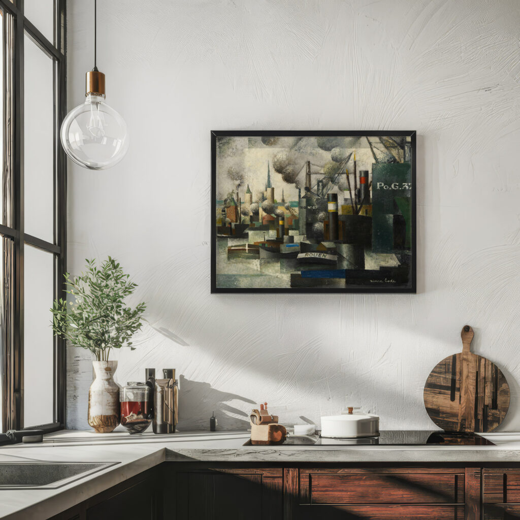 Dans le port de Rouen 1925 Pierre Hode 6 mockup