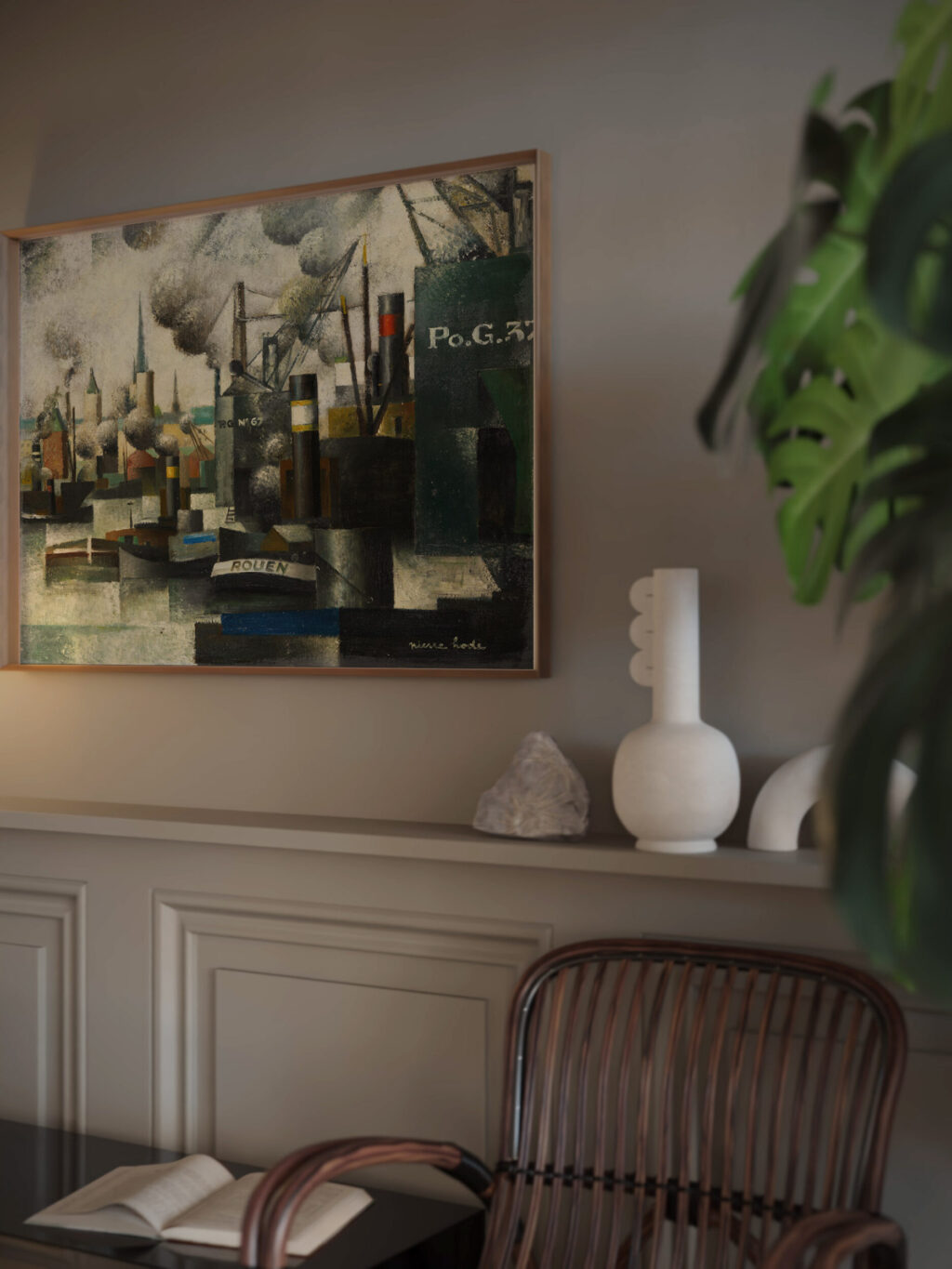 Dans le port de Rouen 1925 Pierre Hode video mockup