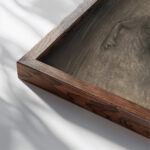 Danseres 1910 1915 Frans Stamkart close up dark wood mockup