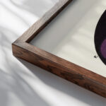 Darkened Shades of the Primaries and their Complementaries 1912 James Ward close up dark wood mockup