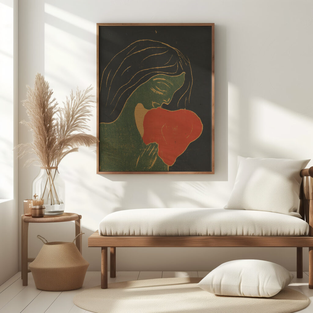 Das Herz 1899 Edvard Munch 5 mockup