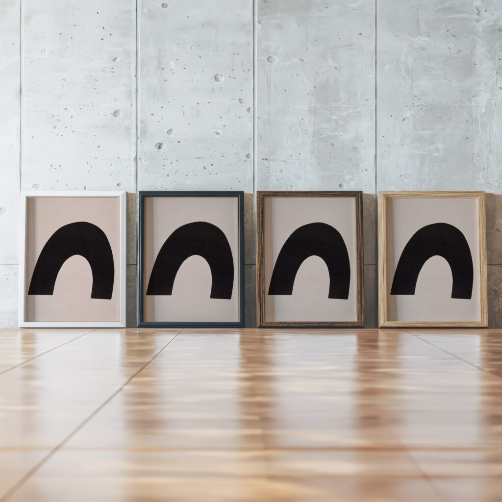 Das Meer 1923 Kurt Schwitters framed posters mockup