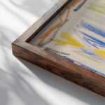 Das Park Konzert Ca. 1908 Ernst Ludwig Kirchner close up dark wood mockup