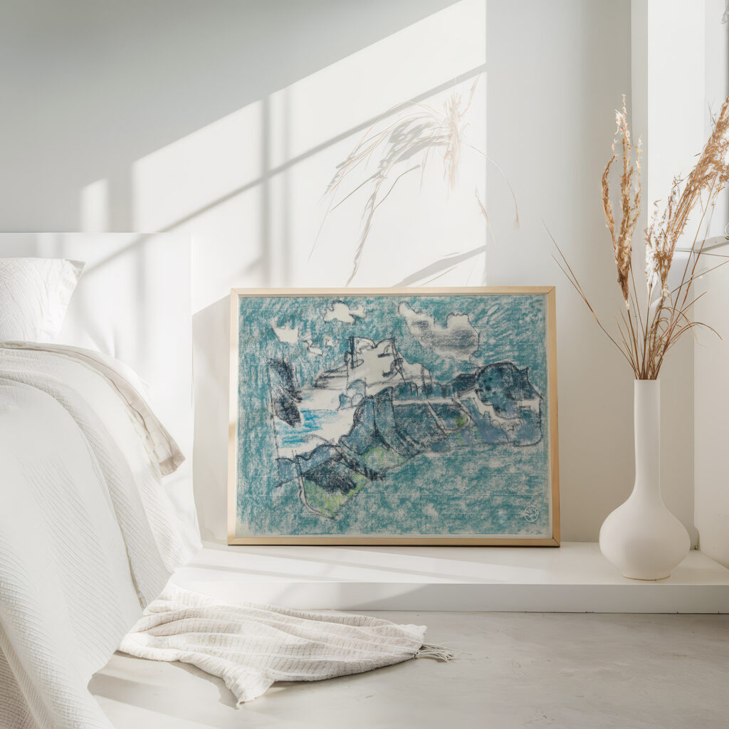 Das Scheerhorn im Schnee und der Griesstock 1936 August Babberger 4 mockup