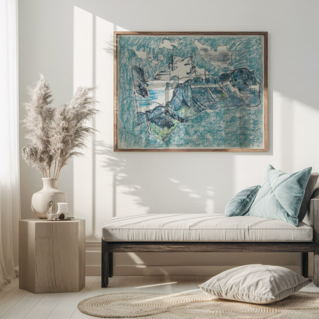 Das Scheerhorn im Schnee und der Griesstock 1936 August Babberger 5 mockup