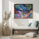 Davos in Winter. Davos in Snow 1923 Ernst Ludwig Kirchner 5 mockup