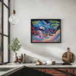 Davos in Winter. Davos in Snow 1923 Ernst Ludwig Kirchner 6 mockup