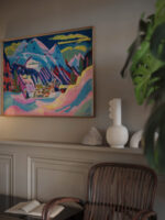 Davos in Winter. Davos in Snow 1923 Ernst Ludwig Kirchner video mockup