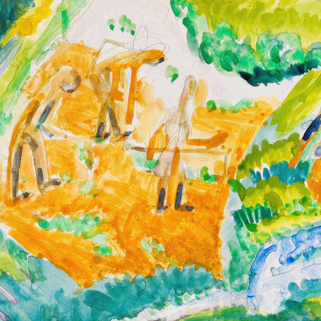 Davoser Landschaft mit Bergbauern 1919 Ernst Ludwig Kirchner 8 mockup