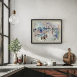 De Kostverloren Vaart te Amsterdam gezien in noordelijke richting 1915 Rik Wouters 6 mockup