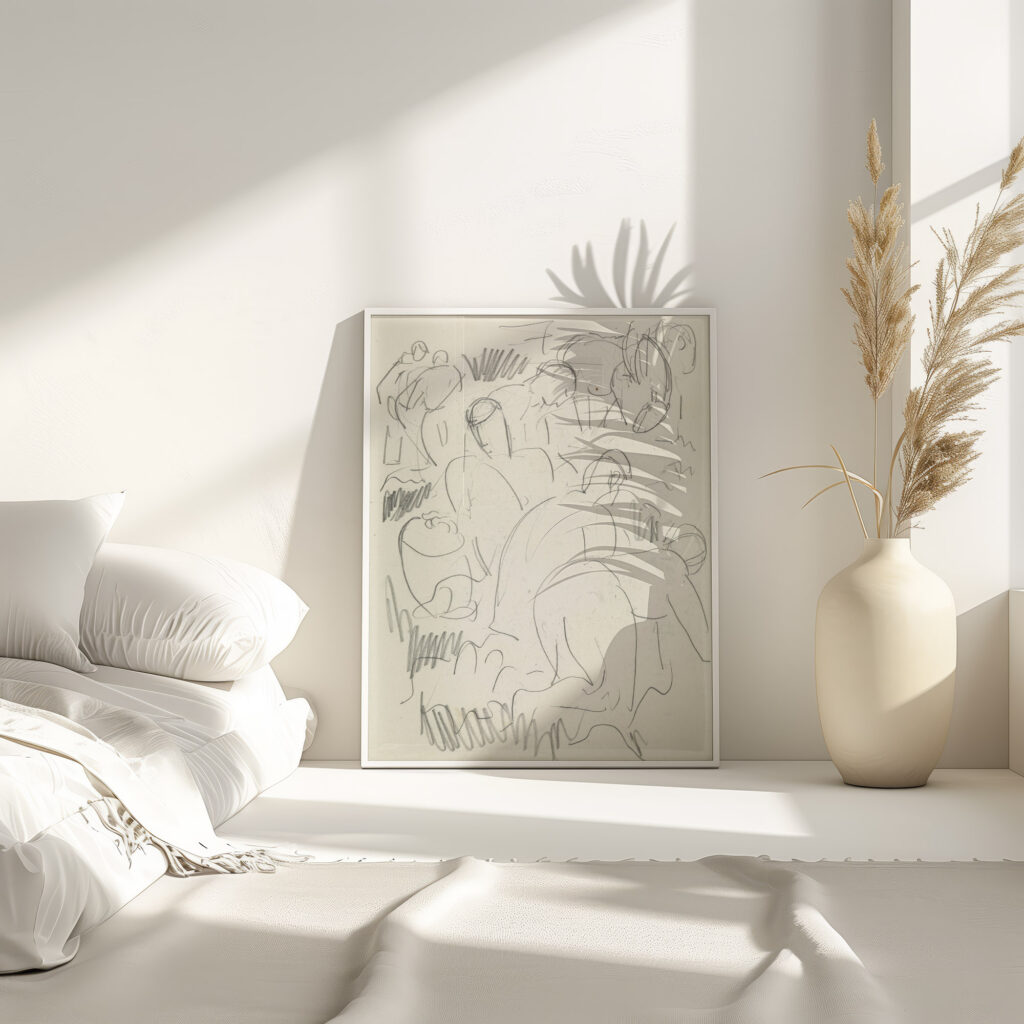 De Oogst boeren werkend op het land 1891 Leo Gestel 4 mockup