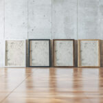 De Oogst boeren werkend op het land 1891 Leo Gestel framed posters mockup