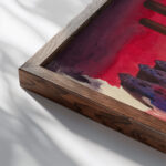 De Profundis. Phantasien zu Trakls Dichtungen 1931 Karl Wiener close up dark wood mockup