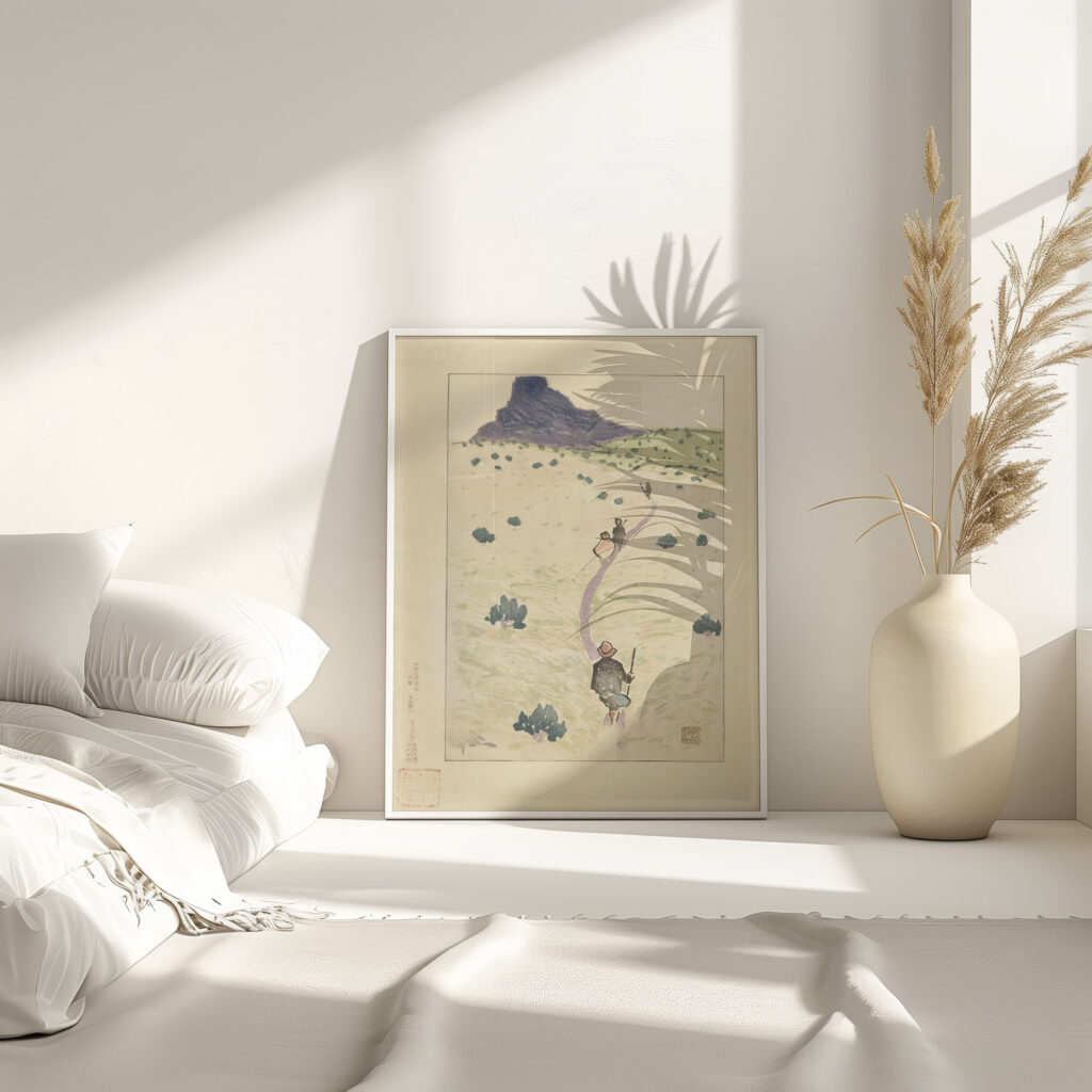 De berg Rokko 1916 Akamatsu Rinsaku 4 mockup