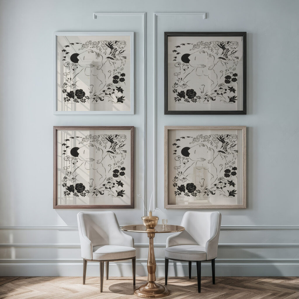 De bron 1883 Johannes Frederik Engelbert ten Klooster framed posters mockup