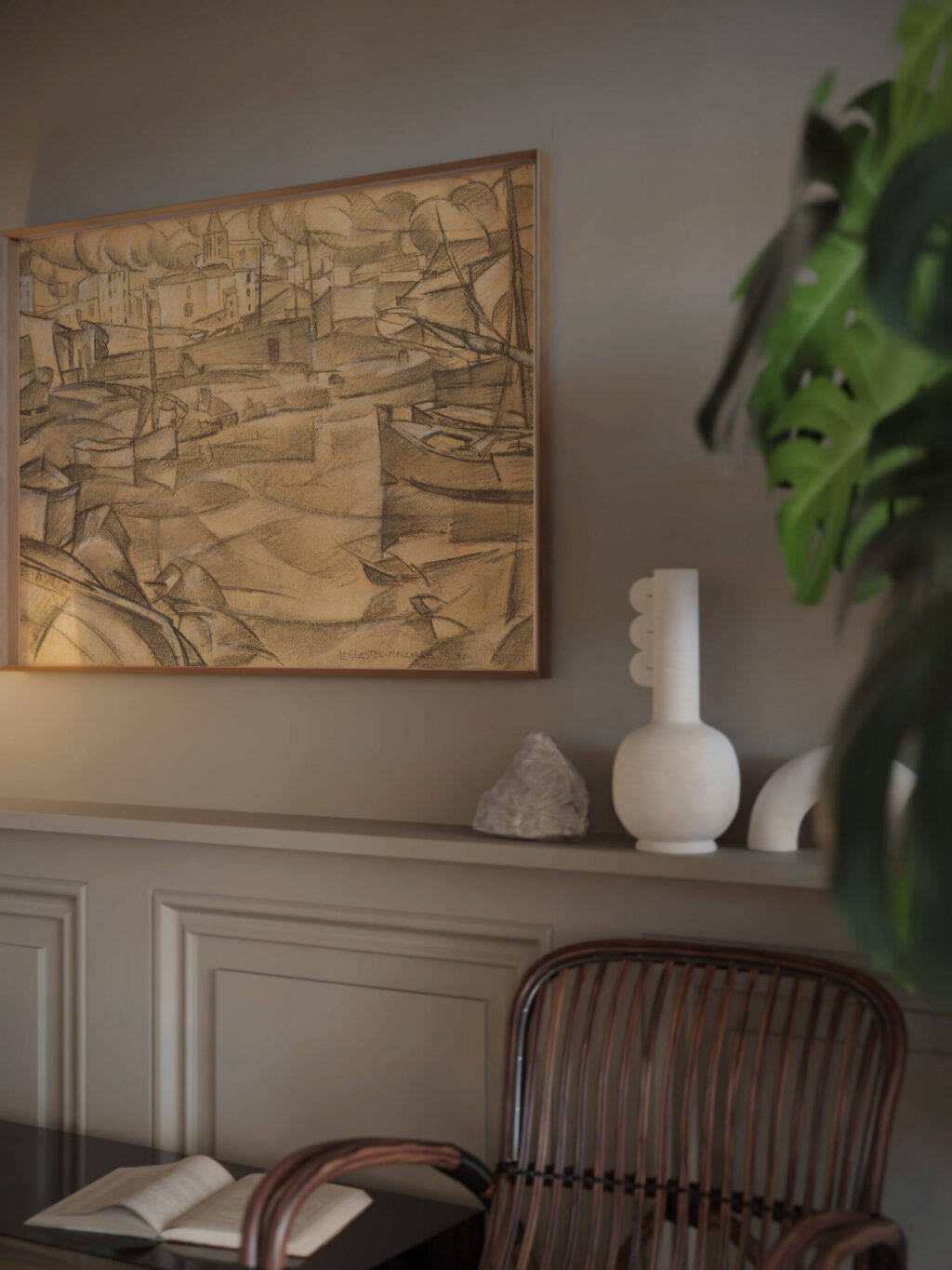 De haven van Mallorca 1914 Leo Gestel video mockup