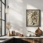 De hulpverlening tijdens de watersnood van 1926 symbolisch voorgesteld 1926 Jan Toorop 6 mockup