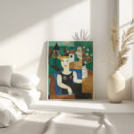 De kunstenaar en zijn vrouw bij maanlicht 1927 Gustave De Smet 4 mockup