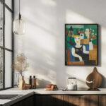 De kunstenaar en zijn vrouw bij maanlicht 1927 Gustave De Smet 6 mockup