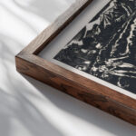 De visschers 1921 Johannes Frederik Engelbert ten Klooster close up dark wood mockup