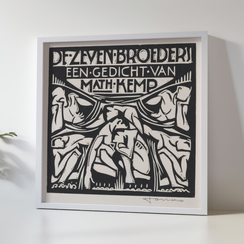 De zeven broeders 1921 Henri Jonas 5 mockup