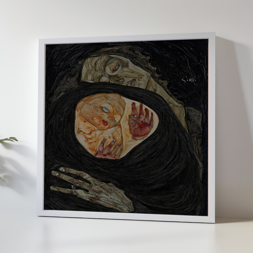 Dead Mother 1910 Egon Schiele 5 mockup