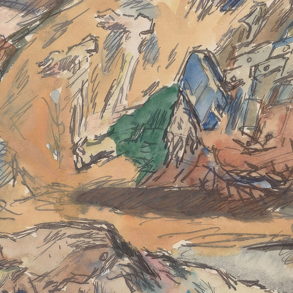 Dead Scottish Soldiers on the Battlefield near Ypres 1916 Rene Beeh 8 mockup