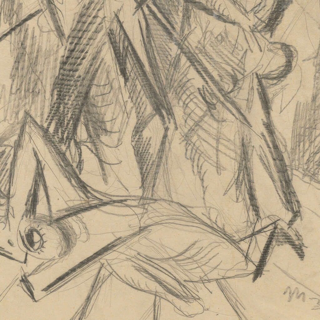 Death Study for the Painting Bartholomews Night 1936 Cyprian Majernik 8 mockup