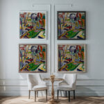 Decor Plat 1915 Henry Lyman Sayen framed posters mockup