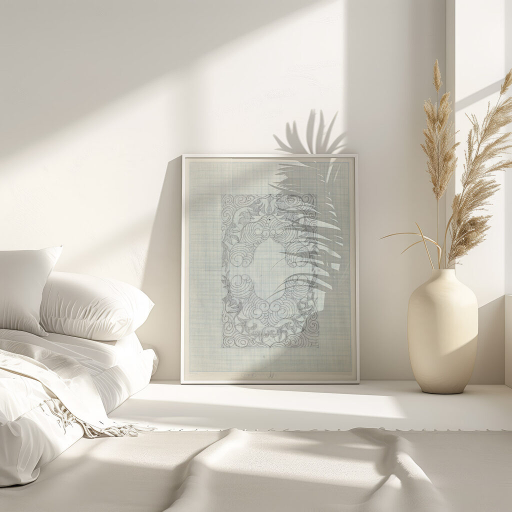 Decoratief ontwerp 1874 Carel Adolph Lion Cachet 10 4 mockup