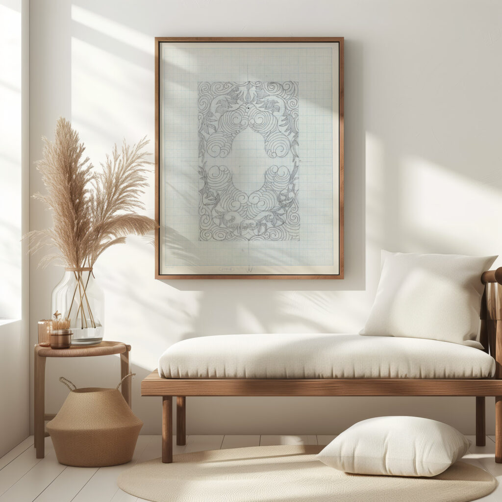 Decoratief ontwerp 1874 Carel Adolph Lion Cachet 10 5 mockup