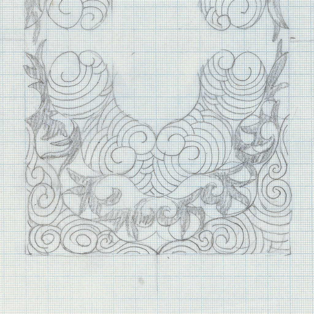 Decoratief ontwerp 1874 Carel Adolph Lion Cachet 10 8 mockup