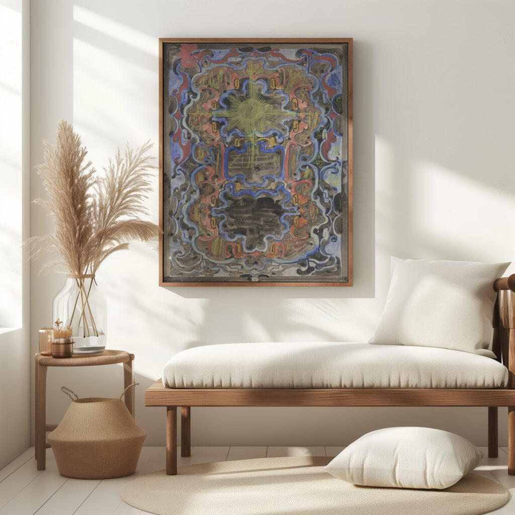 Decoratief ontwerp 1874 Carel Adolph Lion Cachet 11 5 mockup