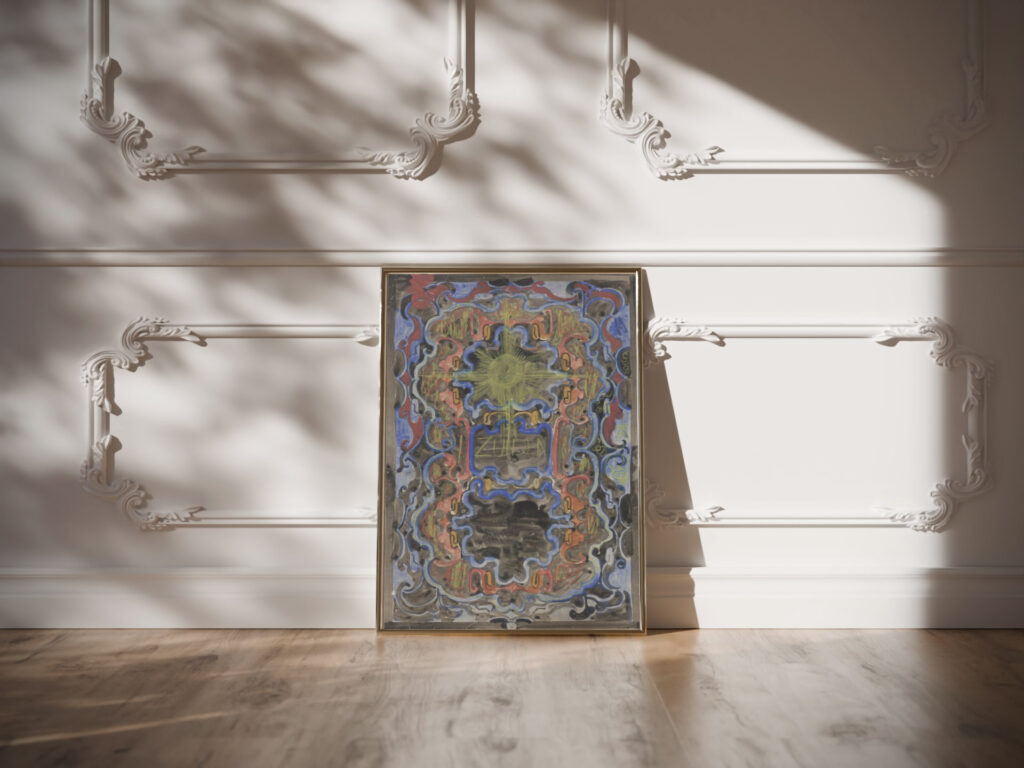 Decoratief ontwerp 1874 Carel Adolph Lion Cachet 11 video mockup