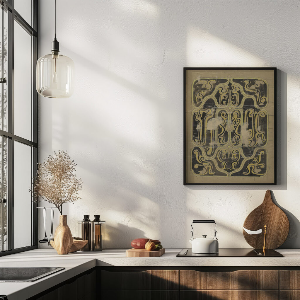 Decoratief ontwerp 1874 Carel Adolph Lion Cachet 6 6 mockup