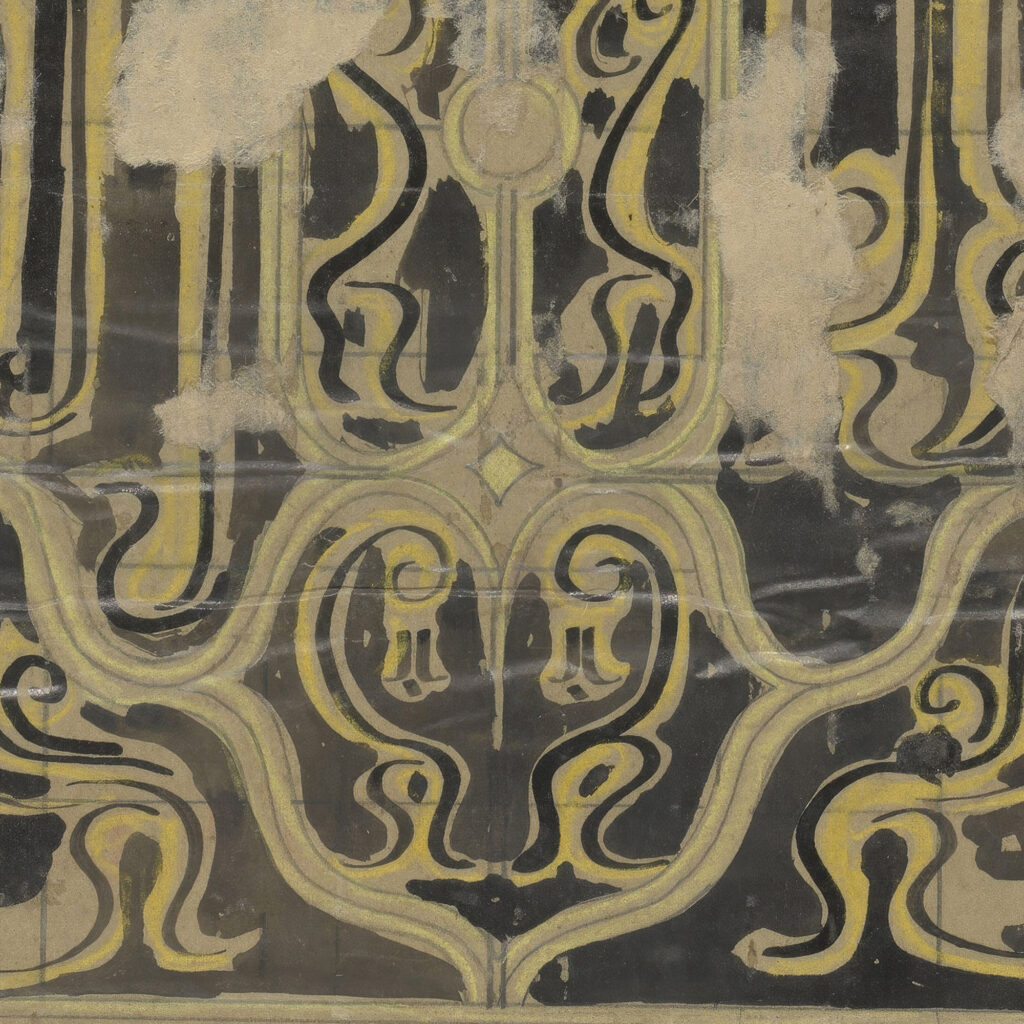 Decoratief ontwerp 1874 Carel Adolph Lion Cachet 6 8 mockup