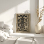 Decoratief ontwerp 1874 Carel Adolph Lion Cachet 7 4 mockup