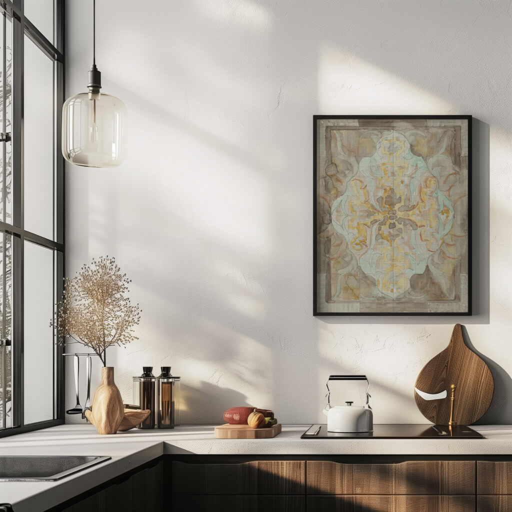Decoratief ontwerp 1874 Carel Adolph Lion Cachet 8 6 mockup
