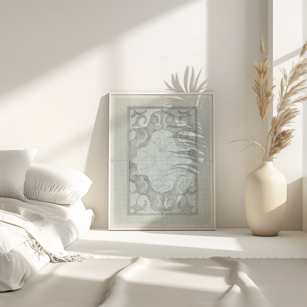 Decoratief ontwerp 1874 Carel Adolph Lion Cachet 9 4 mockup