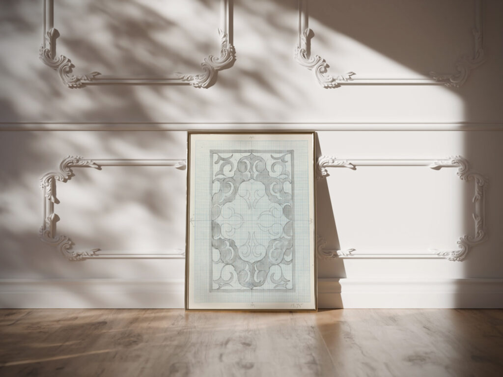 Decoratief ontwerp 1874 Carel Adolph Lion Cachet 9 video mockup