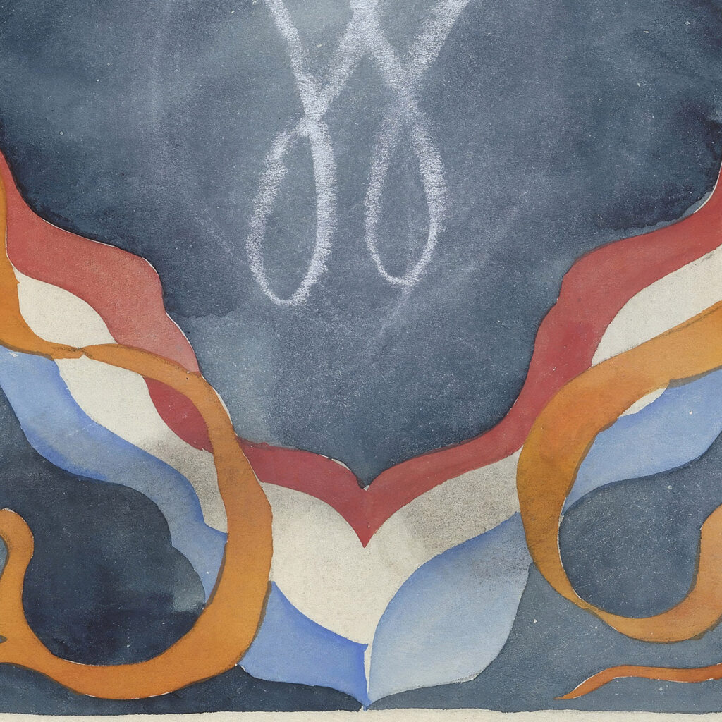 Decoratief ontwerp met gekroonde W en nationale kleuren 1874 1945 Carel Adolph Lion Cachet 8 mockup