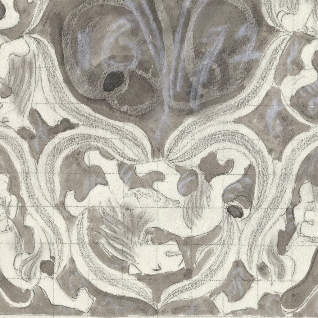 Decoratief ontwerp met leeuwen 1874 Carel Adolph Lion Cachet 8 mockup