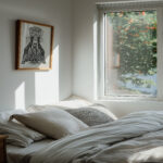 Decoratief ontwerp met twee staande herten 1874 Carel Adolph Lion Cachet 6 mockup