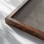 Dedinske chalupy 1940–1944 Jan Novak close up dark wood mockup