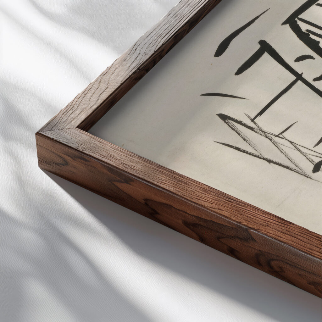 Deer 1940–1944 Arnold Peter Weisz Kubincan close up dark wood mockup