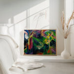 Deer in the monastery garden 1912 Franz Marc 4 mockup