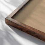Delfiny vo vlnach 1940–1944 Jan Novak close up dark wood mockup