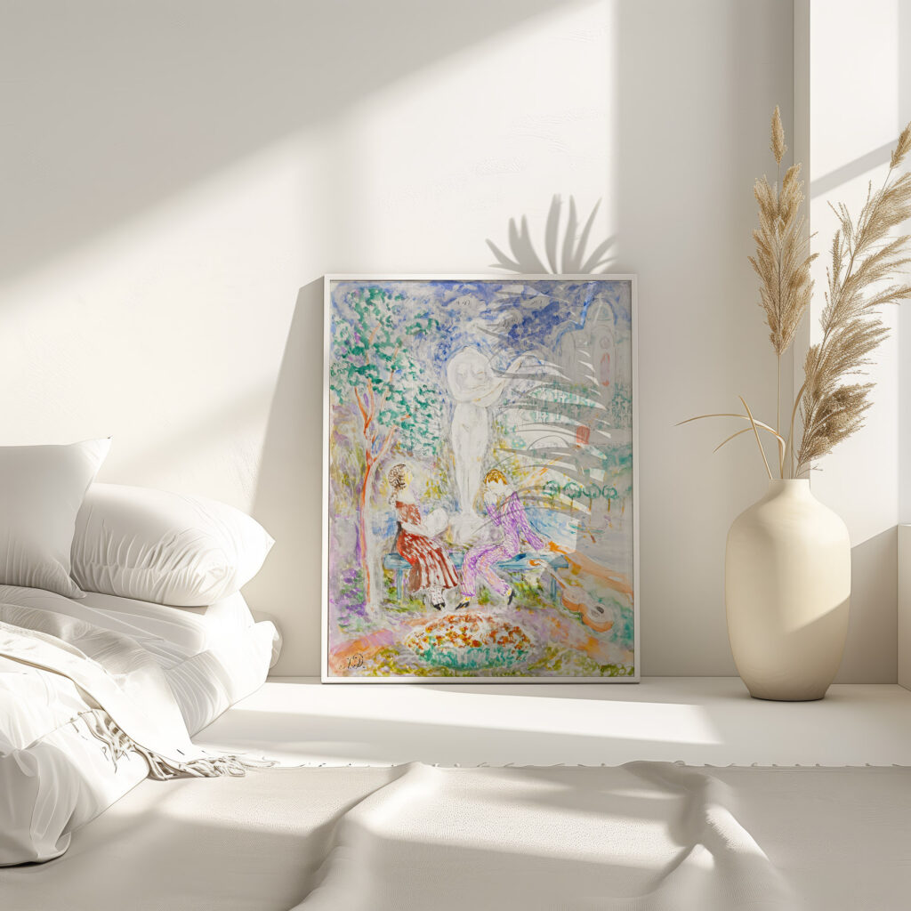 Den sonderslagna statyn 1917 Nils Dardel 4 mockup