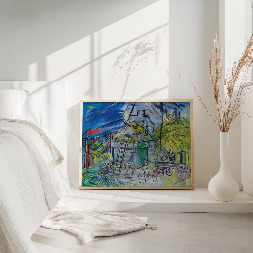 Depiquage au ciel orageux 1946 Raoul Dufy 4 mockup